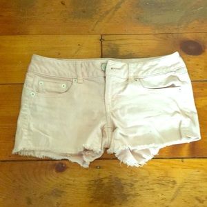 Pale pink shorts